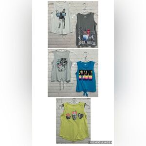 Justice Tank Top Lot